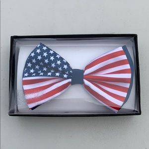Brand new American flag bowtie